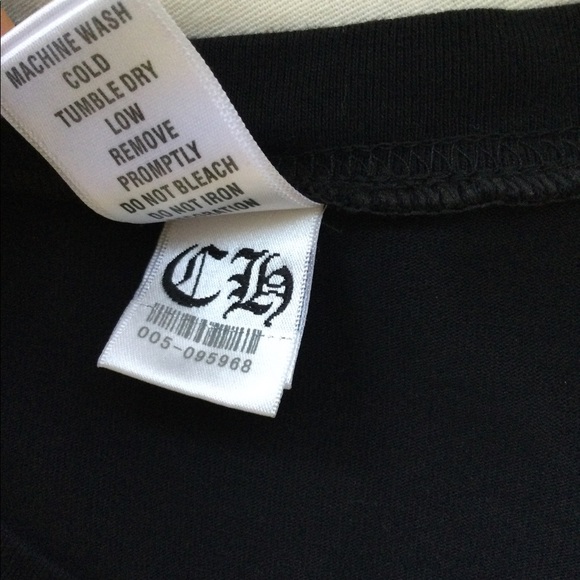 CHROME HEARTS HORSESHOE “LOS ANGELES” LONG SLEEVE TEE T-SHIRT BLACK AUTHENTIC M - Picture 9 of 12